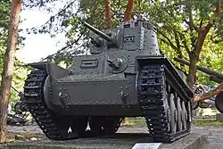 Tank Lt. vz. 38 v Muzeu Slovenského národního povstání v Banské Bystrici