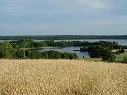 Jezero Lubie od vesnice Lubieszewo