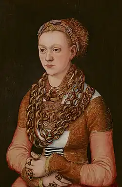 Lucas Cranach starší, Anna Buchner, asi 1520