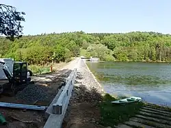 Oprava hráze v roce 2018