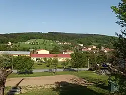 Pohled od obecního úřadu