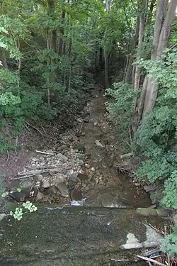 Ztracený potok z mostu na silnici III/29011