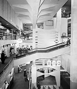 Nákupní centrum, Luleå, 1955
