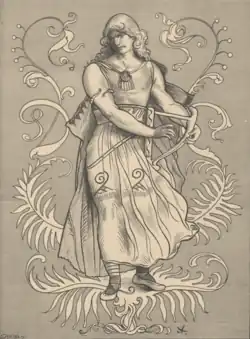 Lumír (ilustrace Mikoláše Alše, okolo roku 1889)