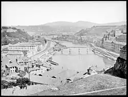Lyon Saône Pont de Serin Vaise Forts