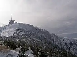 Vrchol Lysé hory ze sedla Malchor