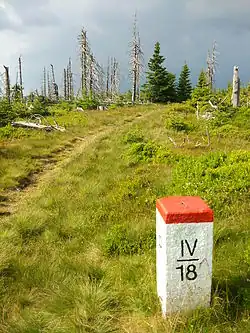 Vrcholová plošina Lysečinské hory