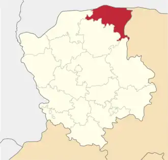 Poloha rajónu ve Volyňské oblasti