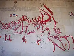 Mapa vylodění na plážích Normandie