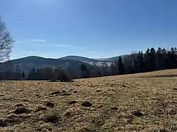 Původní místo, kde obec ležela