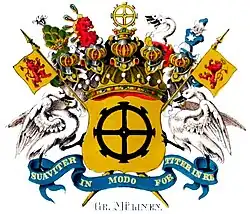 Hraběcí erb rodu von Mülinen (1816)