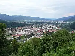 pohled na Kapfenberg