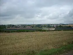 Měšín a D1 od Jihlavy