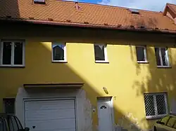 Měšťanský dům, Hradební 62, Cheb - pohled z dvorního traktu.JPG