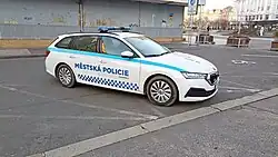 Služební vozidlo Městské policie Ostrava