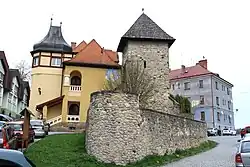 Městská hláska s vilou, zvanou Helenin zámeček neboli Helenhof