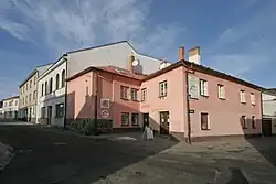 Městský dům se zbytkem městské brány (Polička), Šaffova 105.JPG