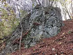 Vrcholový skalní útvar