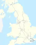 M20 motorway (Great Britain) map