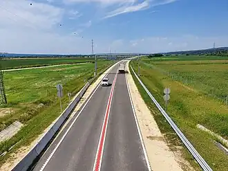 Dálnice M80 u obce Rönök