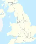 M80 motorway (Great Britain) map