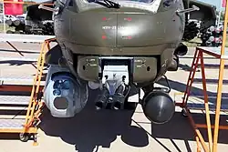 GŠ-23 montovaný na Mi-35.