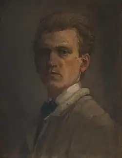 Autoportrét(1900), sbírka Severočeské galerie výtvarného umění v Litoměřicích