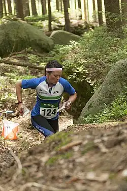 Martina Zvěřinová během MČR na krátké trati 2019