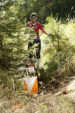 Jan Mrázek na trati MČR na klasické trati 2019