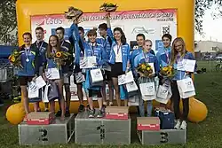 MČR sprintových štafet 2020 - vyhlášení kategorie dorostu (DH18)