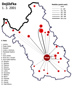 Dojížďka do Mostu.