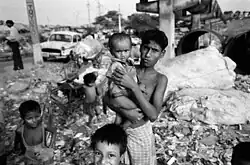 City Dump, Yamuna River Slum, Delhi, Indie (2005)