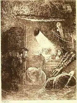 Ilustrace Wogela k povídce - jedno z prvních vydání.