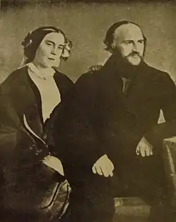 MUDr. Karel Slavoj Amerling s chotí Svatavou Františkou roz. Michalovicovou