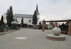 Hřbitov s kostelem Nanebevzetí Panny Marie