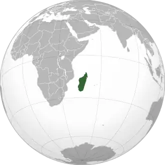Poloha Madagaskaru