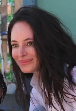 Madeleine Stowe na Haiti v roce 2011