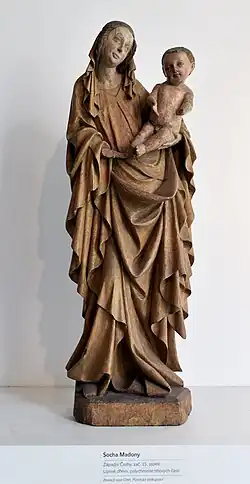 Madona z Pomezí nad Ohří, 20. léta 15. stol., Muzeum církevního umění plzeňské diecéze