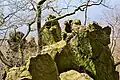 Skály na okraji chráněného území