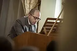 Mahan Esfahani hraje na 4. benefičním koncertu pro Institut Bohuslava Martinů, Praha, Kaiserštejnský palác, 19. listopadu 2018. Foto Petra Hajská.