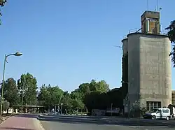 Obilné silo v kibucu Machanajim