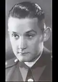 Poručík pěchoty Karel Černý v srpnu 1937