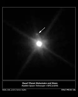 Trpasličí planeta Makemake a její měsíc S/2015 (136472) 1