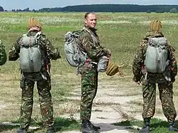 Maksym Šapoval během výcviku v roce 2009