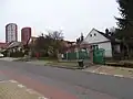 Starší část osady, ulice Ke klubovně