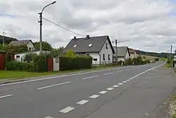 Hlavní silnice v obci