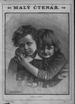 Malý čtenář, 2/1887, titulní stránka