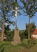 Křížek na návsi
