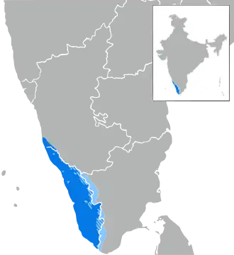 Mapa rozšíření jazyka