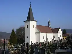 Farní kostel sv. Jakuba Většího v Malenicích.